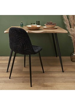 Ethnical Life Krzesło "Leaf" w kolorze czarnym - 44 x 86 x 50 cm ze sklepu Limango Polska w kategorii Meble - zdjęcie 188465024