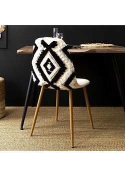 Ethnical Life Krzesło "Lagos" w kolorze biało-czarnym - 44 x 86 x 50 cm ze sklepu Limango Polska w kategorii Meble - zdjęcie 188465052