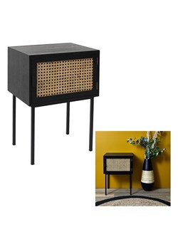 Ethnical Life Stolik nocny w kolorze czarnym - 40 x 55,5 x 30 cm ze sklepu Limango Polska w kategorii Szafy - zdjęcie 188465133