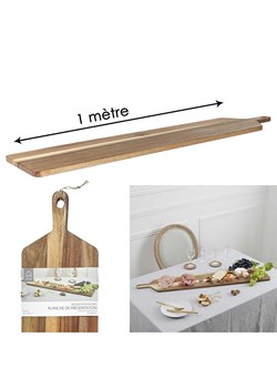 Make a Wish Deska w kolorze brązowym do serwowania - dł. 100 cm ze sklepu Limango Polska w kategorii Misy i tace dekoracyjne - zdjęcie 188465304