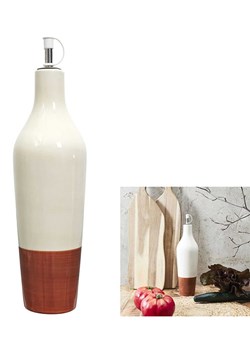 Ethnical Life Dozownik w kolorze brązowo-kremowym do oliwy - 670 ml ze sklepu Limango Polska w kategorii Naczynia - zdjęcie 188465492