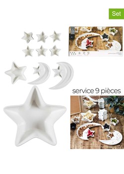 Ethnical Life Miski (9 szt.) w kolorze białym ze sklepu Limango Polska w kategorii Naczynia - zdjęcie 188465583