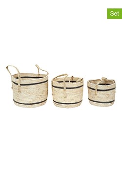 Ethnical Life Kosze (3 szt.) w kolorze beżowym ze sklepu Limango Polska w kategorii Pojemniki kuchenne - zdjęcie 188466031