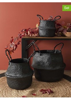 Ethnical Life Kosze (3 szt.) w kolorze czarnym ze sklepu Limango Polska w kategorii Pojemniki kuchenne - zdjęcie 188466071