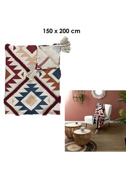 Ethnical Life Pled w kolorze kremowym ze wzorem - 200 x 150 cm ze sklepu Limango Polska w kategorii Tekstylia - zdjęcie 188466191