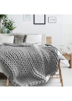 THE HOME DECO FACTORY Pled w kolorze szarym - 150 x 120 cm ze sklepu Limango Polska w kategorii Tekstylia - zdjęcie 188466244