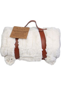 THE HOME DECO FACTORY Pled w kolorze białym - 150 x 120 cm ze sklepu Limango Polska w kategorii Tekstylia - zdjęcie 188466263