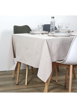 THE HOME DECO FACTORY Obrus w kolorze beżowym - 250 x 140 cm ze sklepu Limango Polska w kategorii Obrusy i bieżniki - zdjęcie 188466284