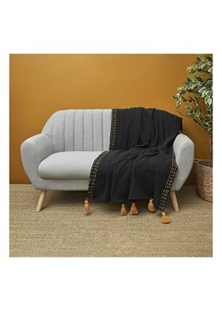 Ethnical Life Pled w kolorze czarno-musztardowym - 150 x 130 cm ze sklepu Limango Polska w kategorii Tekstylia - zdjęcie 188466533