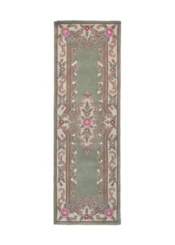 Flair Rugs Wełniany chodnik w kolorze zielonym ze wzorem ze sklepu Limango Polska w kategorii Dywany - zdjęcie 188467253