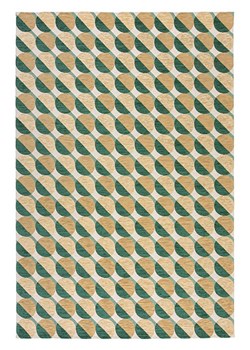 Flair Rugs Dywan "Carlos Circle" w kolorze zielono-żółtym ze sklepu Limango Polska w kategorii Dywany - zdjęcie 188467282