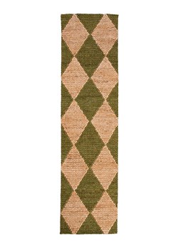 Flair Rugs Chodnik "Nolen" w kolorze beżowo-oliwkowym z juty ze sklepu Limango Polska w kategorii Dywany - zdjęcie 188467402