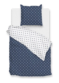 Zo!Home Komplet pościeli "Punta di Cotone" w kolorze granatowo-białym ze sklepu Limango Polska w kategorii Pościele - zdjęcie 188468641