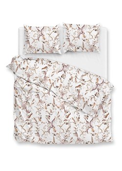 Zo!Home Komplet pościeli flanelowej "Colette" w kolorze biało-brązowym ze sklepu Limango Polska w kategorii Pościele - zdjęcie 188469002