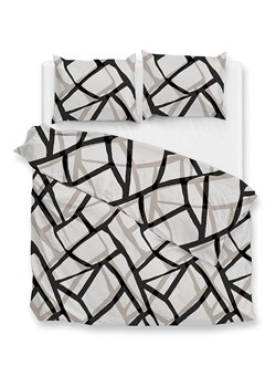 Zo!Home Komplet pościeli flanelowej "Serena" w kolorze biało-czarno-beżowym ze sklepu Limango Polska w kategorii Pościele - zdjęcie 188469023