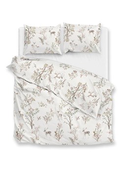 Zo!Home Komplet pościeli flanelowej "Hazel" w kolorze kremowo-jasnobrązowym ze sklepu Limango Polska w kategorii Pościele - zdjęcie 188469071