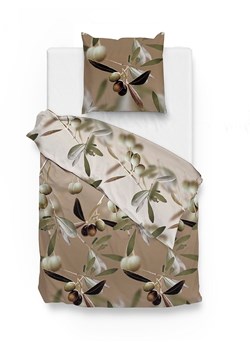 Zo!Home Komplet pościeli satynowej "Mylie" w kolorze brązowym ze sklepu Limango Polska w kategorii Pościele - zdjęcie 188469170