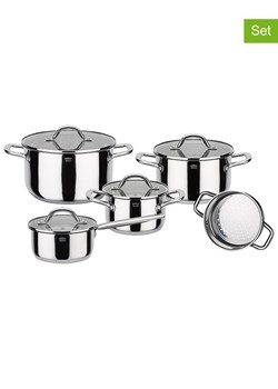 GSW 9-częściowy zestaw "Meran" w kolorze srebrnym ze sklepu Limango Polska w kategorii Garnki - zdjęcie 188469294