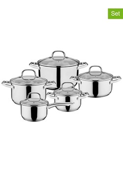GSW 10-częściowy zestaw "Trentino" w kolorze srebrnym ze sklepu Limango Polska w kategorii Garnki - zdjęcie 188469304
