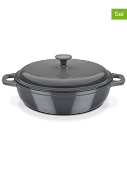 GSW 2-częściowy zestaw "Grey Shadow" w kolorze szarym - Ø 30 cm ze sklepu Limango Polska w kategorii Garnki - zdjęcie 188469342