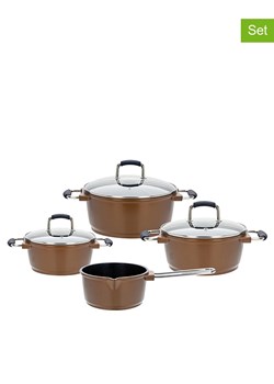 GSW 7-częściowy zestaw garnków "Scala" w kolorze miedzianym ze sklepu Limango Polska w kategorii Garnki - zdjęcie 188469374