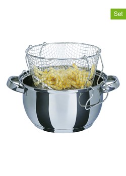 GSW 3-częściowy zestaw do frytek - Ø 22 cm ze sklepu Limango Polska w kategorii Garnki - zdjęcie 188469384