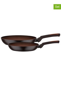 GSW Patelnie (2 szt.) "Terra" w kolorze czarnym ze sklepu Limango Polska w kategorii Garnki - zdjęcie 188469393