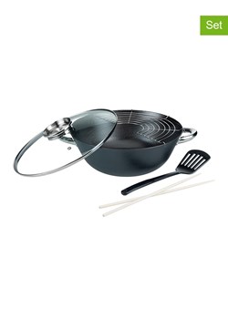 GSW 5-częściowy zestaw w kolorze czarnym - Ø 32 cm ze sklepu Limango Polska w kategorii Garnki - zdjęcie 188469530