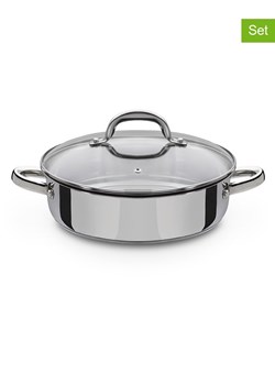 GSW 2-częściowy zestaw "Montreal" w kolorze srebrnym - Ø 24 cm ze sklepu Limango Polska w kategorii Garnki - zdjęcie 188469661