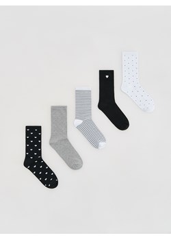 Reserved - Skarpetki 5 pack - czarny ze sklepu Reserved w kategorii Skarpetki damskie - zdjęcie 188470280