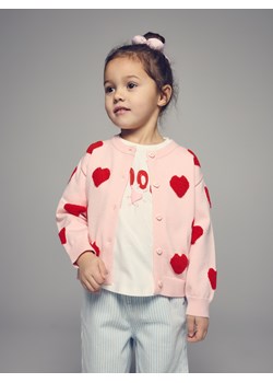 Reserved - Kardigan z dodatkiem wiskozy - wielobarwny ze sklepu Reserved w kategorii Swetry dziewczęce - zdjęcie 188470421