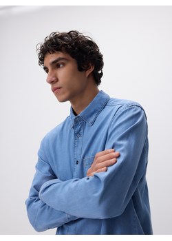 Reserved - Jeansowa koszula regular fit - niebieski ze sklepu Reserved w kategorii Koszule męskie - zdjęcie 188470541