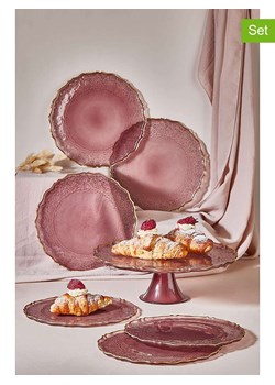 Violeta Home 7-częściowy zestaw w kolorze jasnoróżowo-złotym ze sklepu Limango Polska w kategorii Naczynia - zdjęcie 188470971