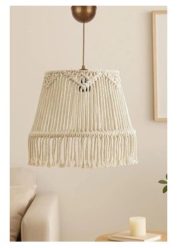 ABERTO DESIGN Lampa wisząca w kolorze kremowym - wys. 57 x Ø 30 cm ze sklepu Limango Polska w kategorii Oświetlenie - zdjęcie 188470974