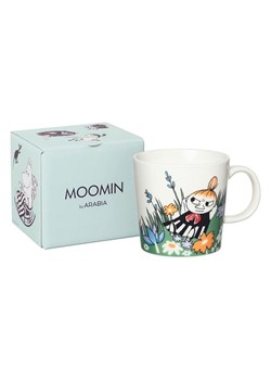 Moomin Kubek "Little My and meadow" w kolorze białym ze wzorem - 300 ml ze sklepu Limango Polska w kategorii Dzbanki i zaparzacze - zdjęcie 188471231