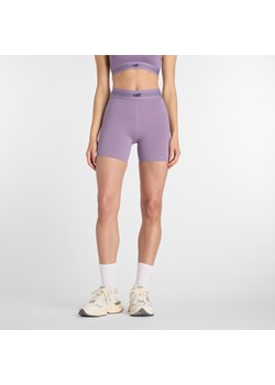 Spodenki damskie New Balance WB61E4GEAA5 – fioletowe ze sklepu New Balance Poland w kategorii Szorty - zdjęcie 188471463