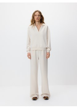 Reserved - Bluza z modalem - beżowy ze sklepu Reserved w kategorii Bluzy damskie - zdjęcie 188471634