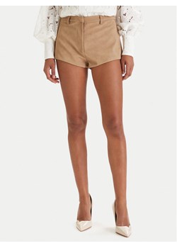 Bardot Szorty z imitacji skóry Jayla 60059PB2 Brązowy Slim Fit ze sklepu MODIVO w kategorii Szorty - zdjęcie 188472102