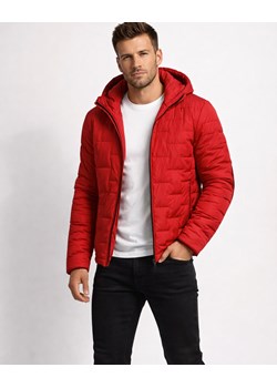 Kurtka męska czerwona z kapturem Recea ze sklepu Recea.pl w kategorii Kurtki męskie - zdjęcie 188472372