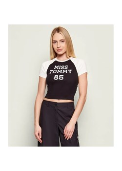 Tommy Jeans T-shirt | Cropped Fit ze sklepu Gomez Fashion Store w kategorii Bluzki damskie - zdjęcie 188473972