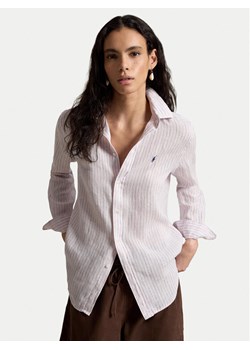 Polo Ralph Lauren Koszula 211A96158011 Różowy Classic Fit ze sklepu MODIVO w kategorii Koszule damskie - zdjęcie 188474072