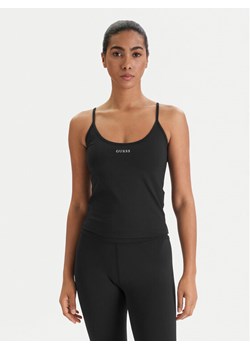 Guess Top V6RP14 KD952 Czarny Slim Fit ze sklepu MODIVO w kategorii Bluzki damskie - zdjęcie 188474103