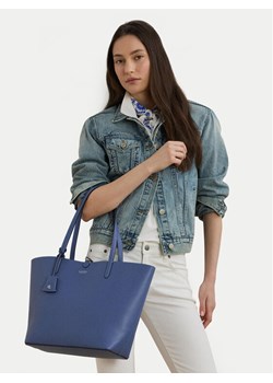 LAUREN RALPH LAUREN Torebka 431795329070 Niebieski ze sklepu MODIVO w kategorii Torby Shopper bag - zdjęcie 188474242