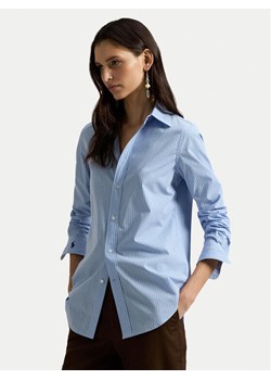 Polo Ralph Lauren Koszula 211941509500 Błękitny Slim Fit ze sklepu MODIVO w kategorii Koszule damskie - zdjęcie 188474251