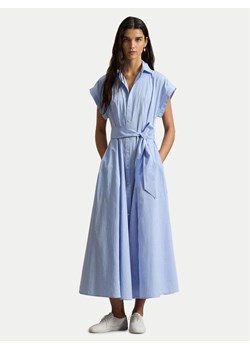 Polo Ralph Lauren Sukienka koszulowa 211A96363001 Błękitny Regular Fit ze sklepu MODIVO w kategorii Sukienki - zdjęcie 188474261
