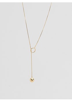 Reserved - Naszyjnik z zawieszką - złoty ze sklepu Reserved w kategorii Naszyjniki - zdjęcie 188474990