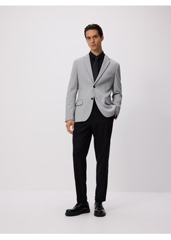 Reserved - Marynarka slim fit - jasnoszary ze sklepu Reserved w kategorii Marynarki męskie - zdjęcie 188475271