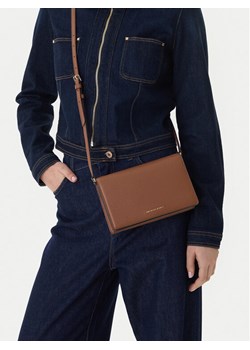 Torebka MICHAEL Michael Kors Jet Set 32S4GJ6C6L Brązowy ze sklepu eobuwie.pl w kategorii Listonoszki - zdjęcie 188475783