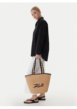 KARL LAGERFELD Torebka B1W46070 Beżowy ze sklepu MODIVO w kategorii Torby letnie - zdjęcie 188475900