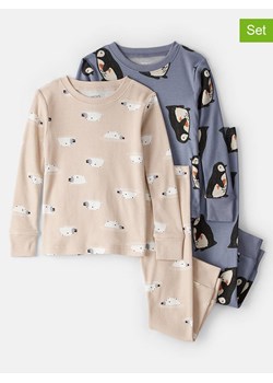 carter's Piżamy (2 szt.) w kolorze niebiesko-beżowo-czarnym ze sklepu Limango Polska w kategorii Piżamy dziecięce - zdjęcie 188476533